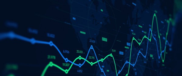 Graph showing prices rising and falling