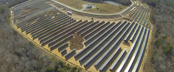 Madison Electric Solar Array Aerial