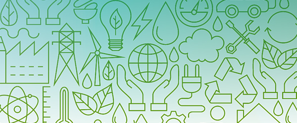Graphic of multiple energy icons) Graphic of multiple energy icons